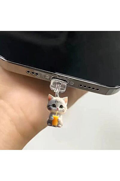 HYPERSOFT Tüm Type-C Telefonlarla Uyumlu Şarj Soketini Toz Ve Kirlerden Koruyan Telefon Charmı