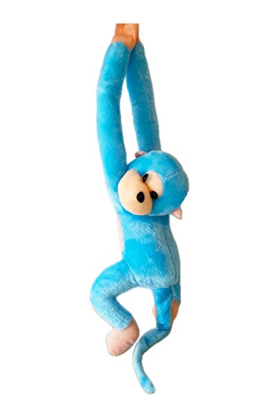 Lssavm Sevimli 56cm Küçük Boy Sarılan Sesli Peluş Maymun Oyuncak