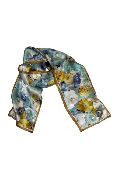 OMG Women's scarf, Omg, silk, 15x145cm, multicolor