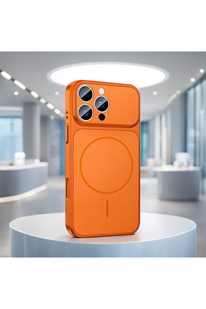 CAMCI Sadece İPhone 12 Pro Max Uyumlu 17 Serisi Görünümlü Lens Korumalı Popül...