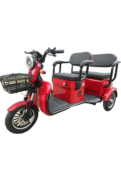 Flippy Electric Tricycle V6, Saige, No License, Two Seats, 1800W Motor, 60km Range, Red