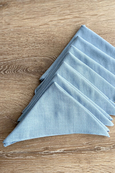 Ponchik 100% Cotton Baby Blue 4-Layer Muslin Baby Mouth Wipes – Pack of 10 (2...