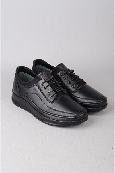 SEÇ KUNDURA SEÇ P605 PANTOFI BĂRBAȚI CONFORT DIN PIELE NATURALĂ NEGRU