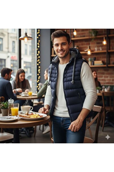 DYNAMO erkek kapişonlu yelek 3400