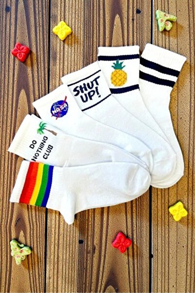 İbrahim Berk 6 أزواج من الجوارب الرجالية والنسائية، جوارب طويلة، جوارب ملونة ...