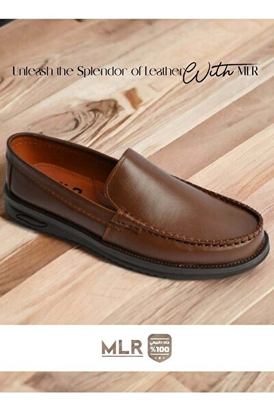 MLR shoes genuine leather Havan color