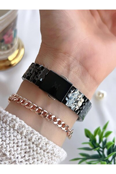 Daniel Klein Steel Cord 30 Meters Water Resistant Special Design Women Wristwatch+Bracelet Vs.Blkt.0720