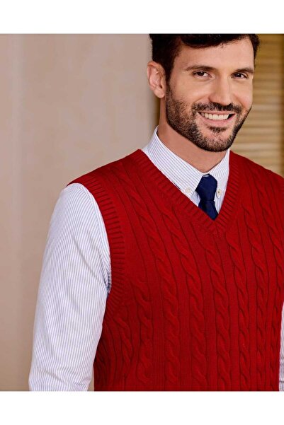 youknitwear you Reyes 100% Cotton V Neck Men's Knitwear Sweater