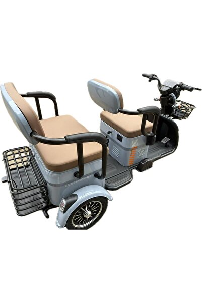 Flippy Electric Tricycle V6, Saige, No License, Two Seats, 1800W Motor, 60km Range, OldStyle Gray