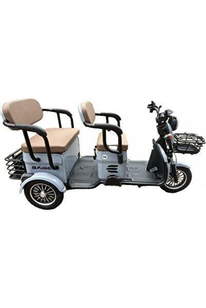 Flippy Electric Tricycle V6, Saige, No License, Two Seats, 1800W Motor, 60km Range, Gray