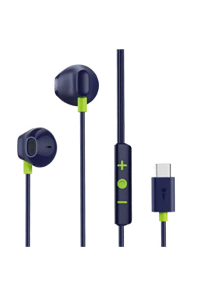 oraimo سماعات أذن سلكية هالو إيري مع موصل USB-C - أزرق داكن