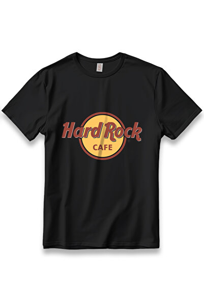 EZG Business Hard Rock Cafe Design Printed T-Shirt Unisex 100% Cotton Breathable Heavyweight Fabric Tee Shirt