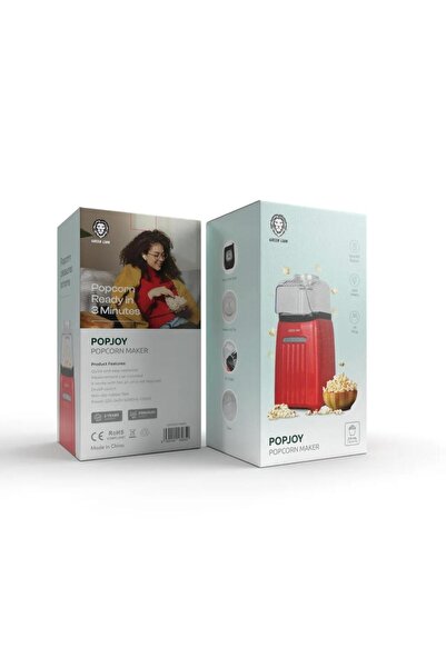 Green Lion Popjoy Popcorn Maker 1200W Hot Air Machine with 270ml Capacity & Measuring Cup