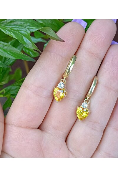 IAMIRA Silver earrings yellow heart