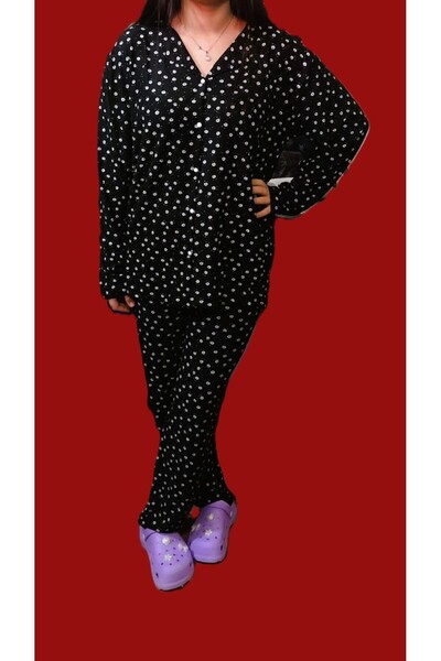 Sude Plus Size Pajama Set (Suede) Zerda