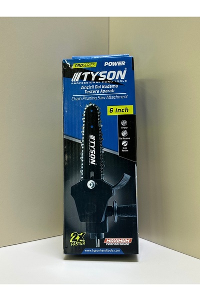 TYSON ZİNCİRLİ DAL BUDAMA TESTERE APARATI / 6''