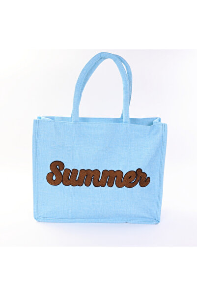 SUMİNA Blue Beach Bag