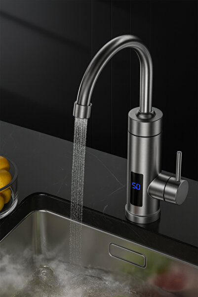 KUSTAR Instant Hot Water Tap with Digital Display – 3300W Fast Heating | Cold-Warm Water Dual Function