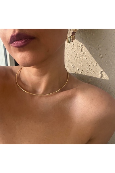 Hoop jewelery minimal inci choker