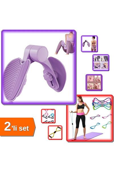 HerEveOyuncak Kadınlar İçin Bacak Kası Egzersiz Aleti + Pilates Egzersiz Dire...