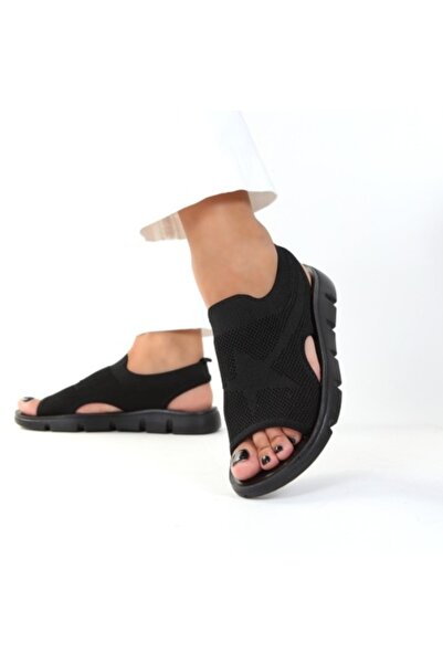 Rana Comfortable black sandals