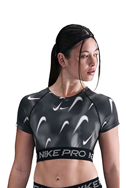 Nike Women's Crop W Np Df Ss Top Tt Aop Sports Crop Sports Tank Top