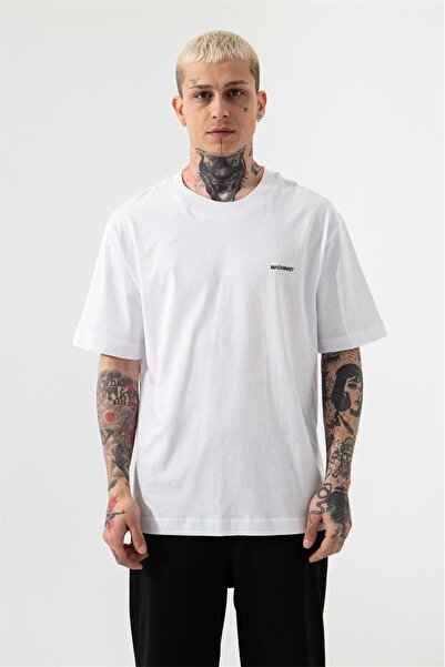 Machinist Men's Relaxed Basic Cotton T-Shirt White