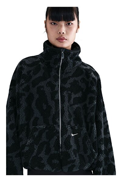 Nike Women's plush jacket w nsw essntl fur bmr jkt women's fleece