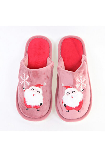 Ramiz Pink Santa Claus House Slippers
