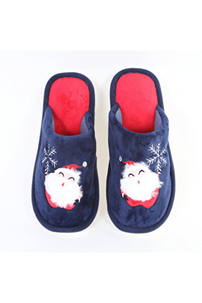 Ramiz Navy Blue 'Santa Ramiz' House Slippers