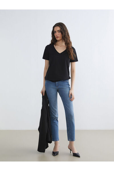 LC Waikiki Sparkling Choices from Shining Store Slim Fit Women's Jean Pants