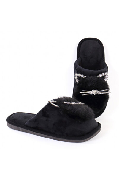 Pegi Black House Slippers