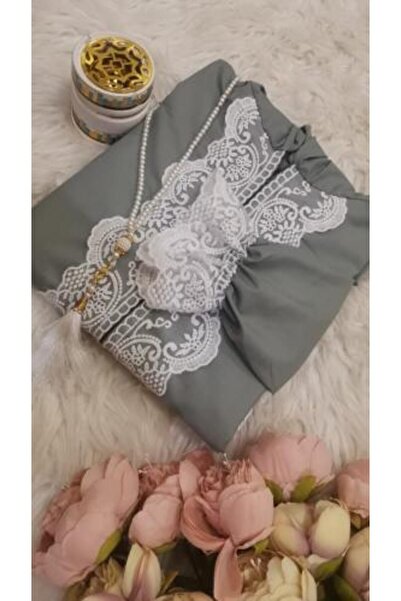 TAWAM ATTAMUZ Jalal Set and Luxury Prayer Rug - Gray