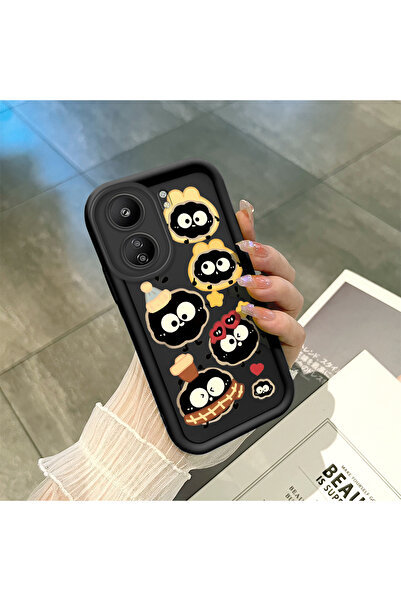 Hontinga حافظة هاتف من السيليكون الناعم متوافقة مع هاتف Xiaomi Poco C65، بتصم...