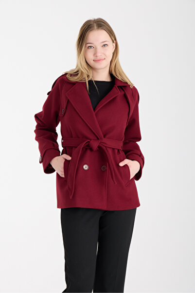 Bolivente Calina Bordo Regular Fit Premium Cashmere Jacket