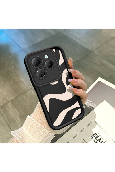 Hontinga حافظة هاتف من السيليكون الناعم متوافقة مع Infinix Hot 40/40 Pro، مضا...