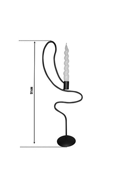 fromro Giulia matte white candle holder