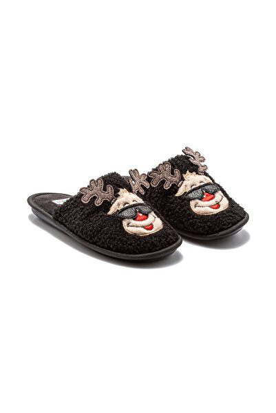 Twigy Happy Γυναικείες Παντόφλες Μαύρες 37/41