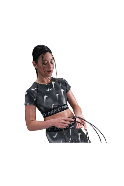 Nike Women's Crop W Np Df Ss Top Tt Aop Sports Crop Sports Tank Top