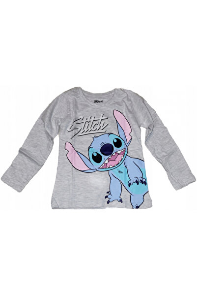 Lilo & Stitch Bluza bumbac, maneca lunga, Crazy Stitch
