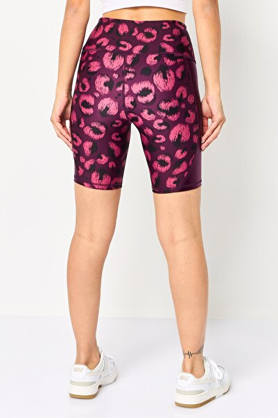 Under Armour Women Sportswear Fit Heatgear Shine Biker Shorts, Multicolor