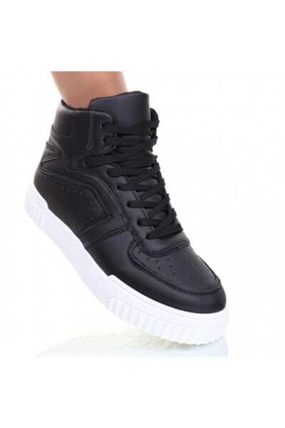 Callia black leather sneakers