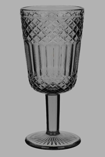 OEM Grey Glass 'Squared' Stemmed Glass 280ml