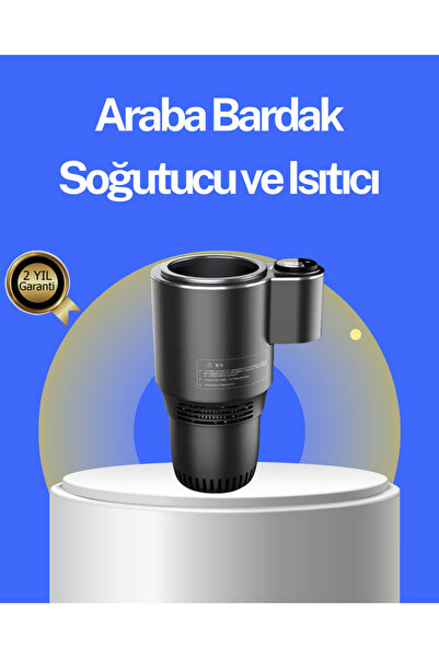 fantastik store Araç İçi Isıtıcı Soğutucu Bardaklık 60°C Isıtma -4°C Soğutma