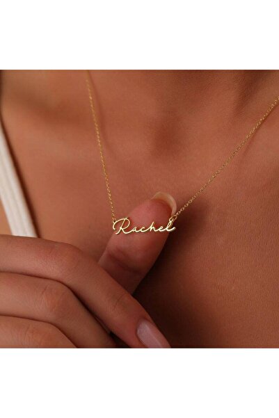 alpsilverart Gümüş İsim Kolye 925 Ayar – Kişiye Özel Yazılı Hediyelik Kolye