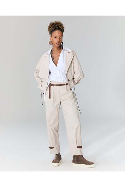 LAMANTE Kemer Detaylı Pantolon