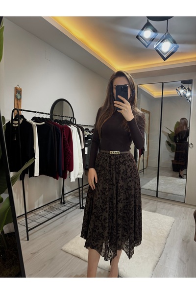 Flow Kahverengi Etek