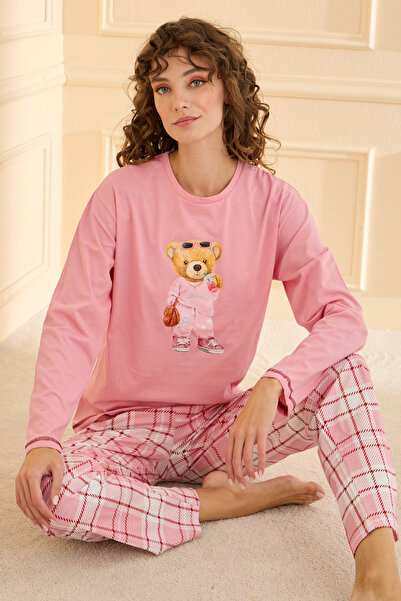 TURAY Katebush 100% Cotton Long Sleeve Women's Pajama Set