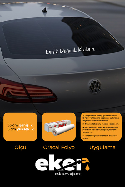Eker Reklam Ajansı ارتقِ بالذات (55×5 سم)
