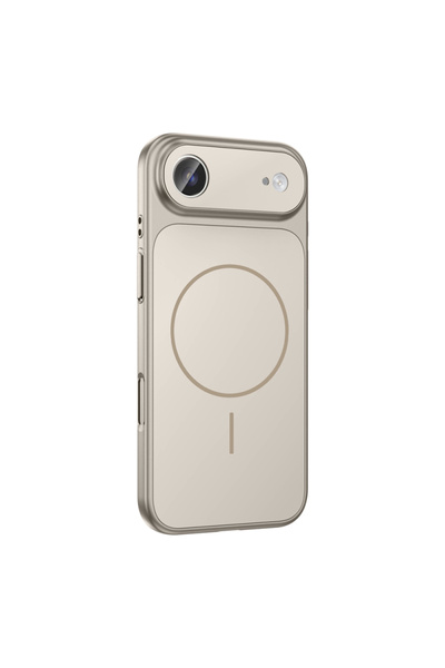 Paladyum Case iPhone 17 Air Compatible Premium Ag Glass Gray Cover